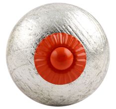 Silver Orange Fitting Round Ceramic Knob